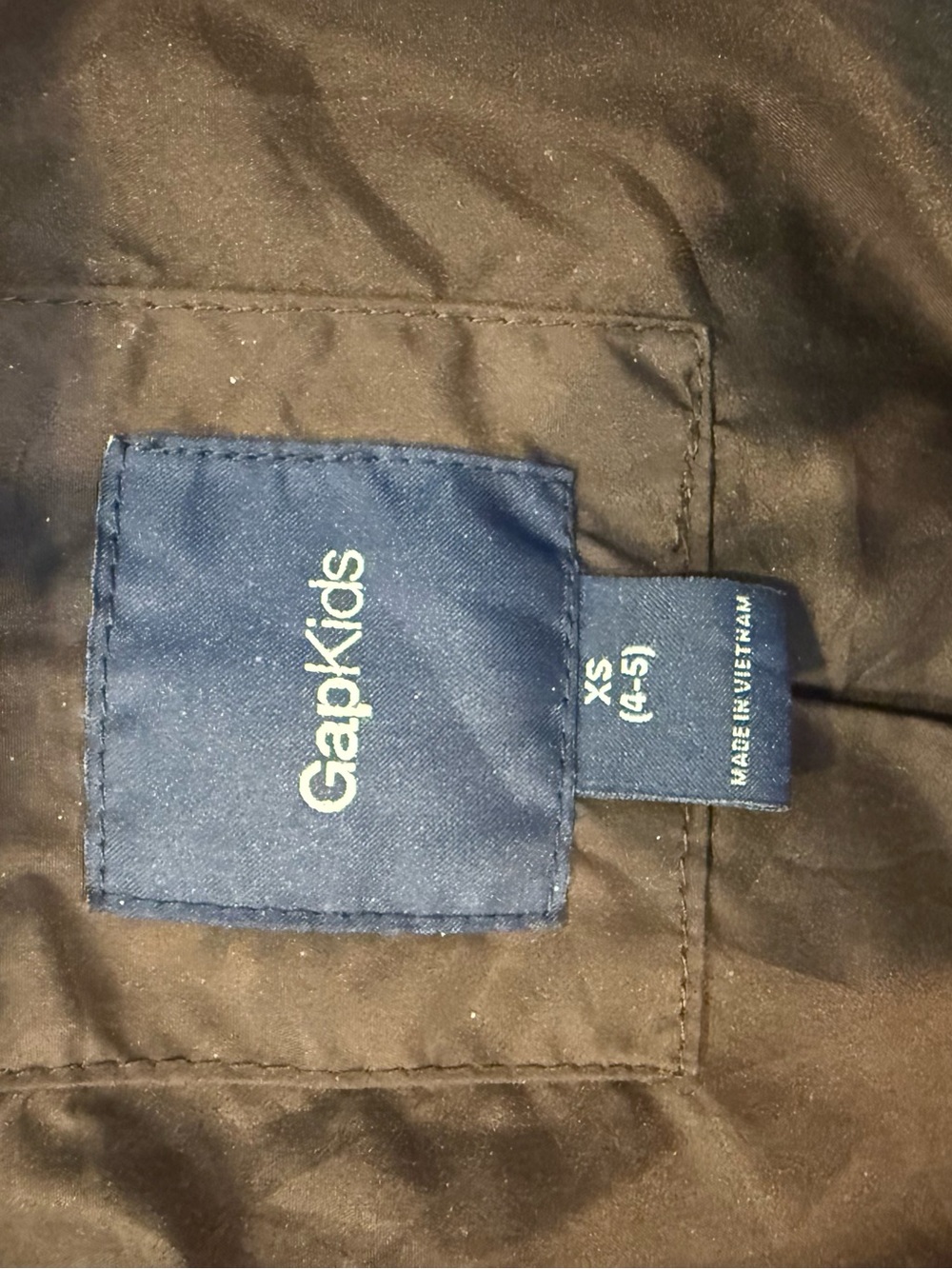 GAP Kids Brown Jacket Size XS 4-5 - Picture 7 of 8